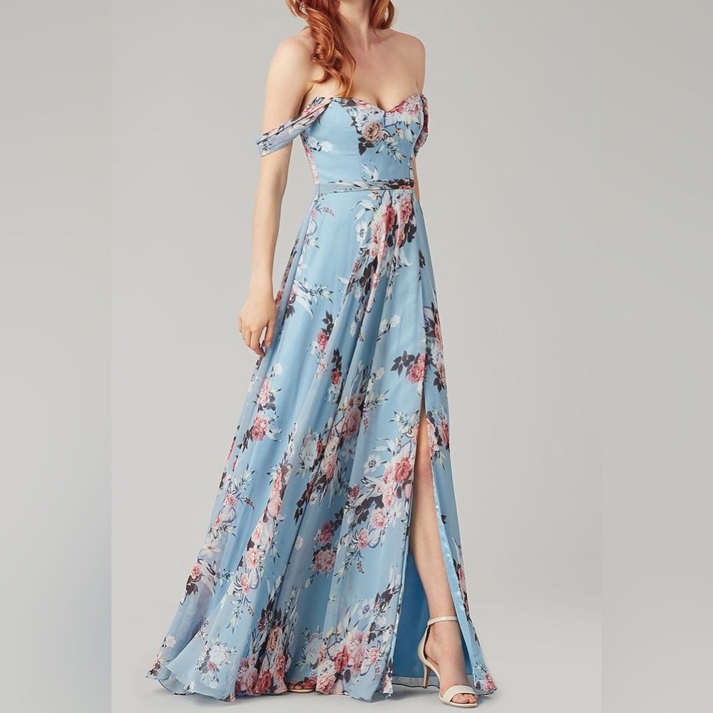 NWT Floral off the shoulder Kleinfeld Bridal Party/Bridesmaid dress